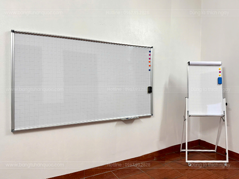 So sánh bảng flipchart với bảng trắng treo tường