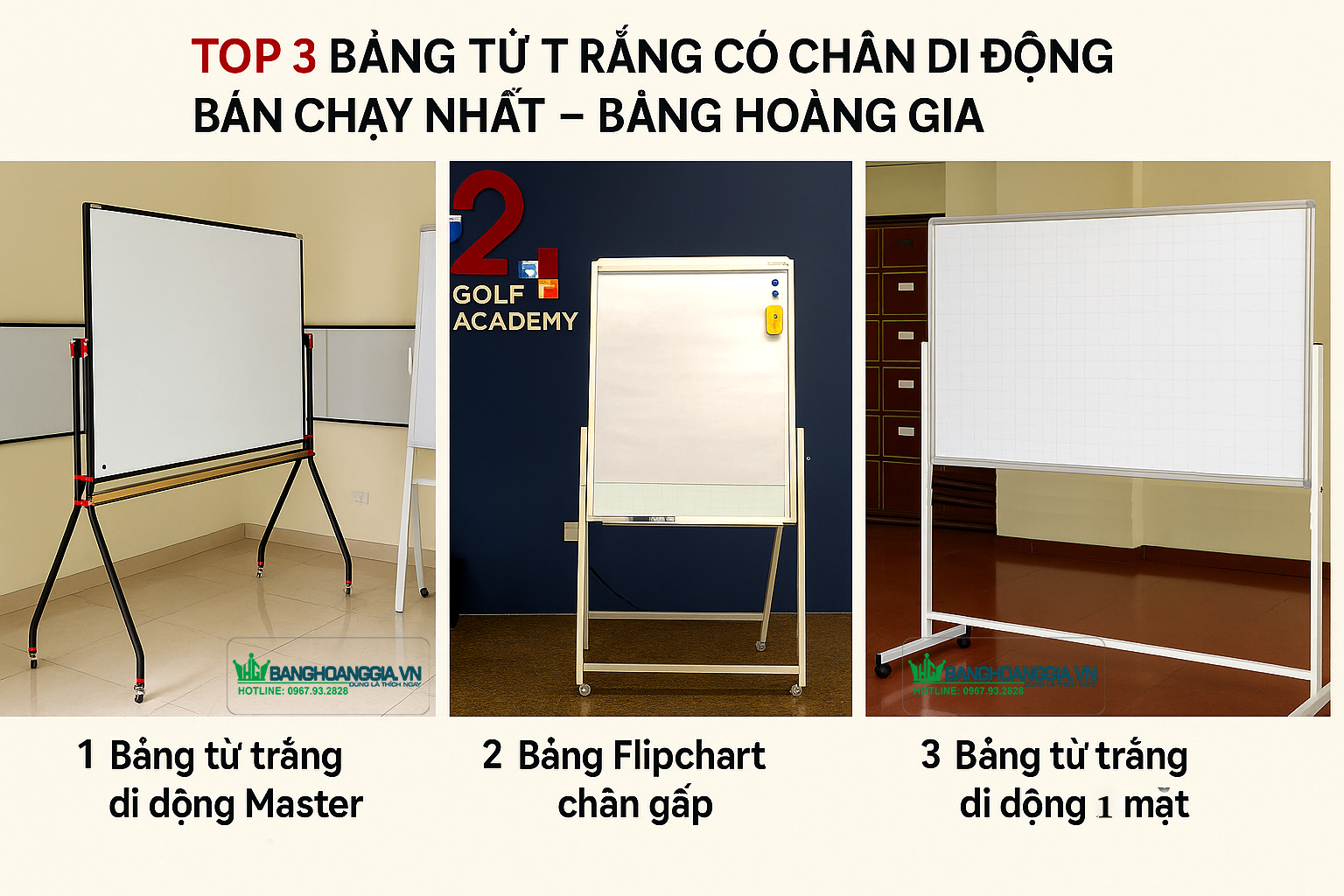 Bảng flipchart chân gấp