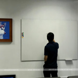 Bảng từ trắng ceramic hệ dán tường