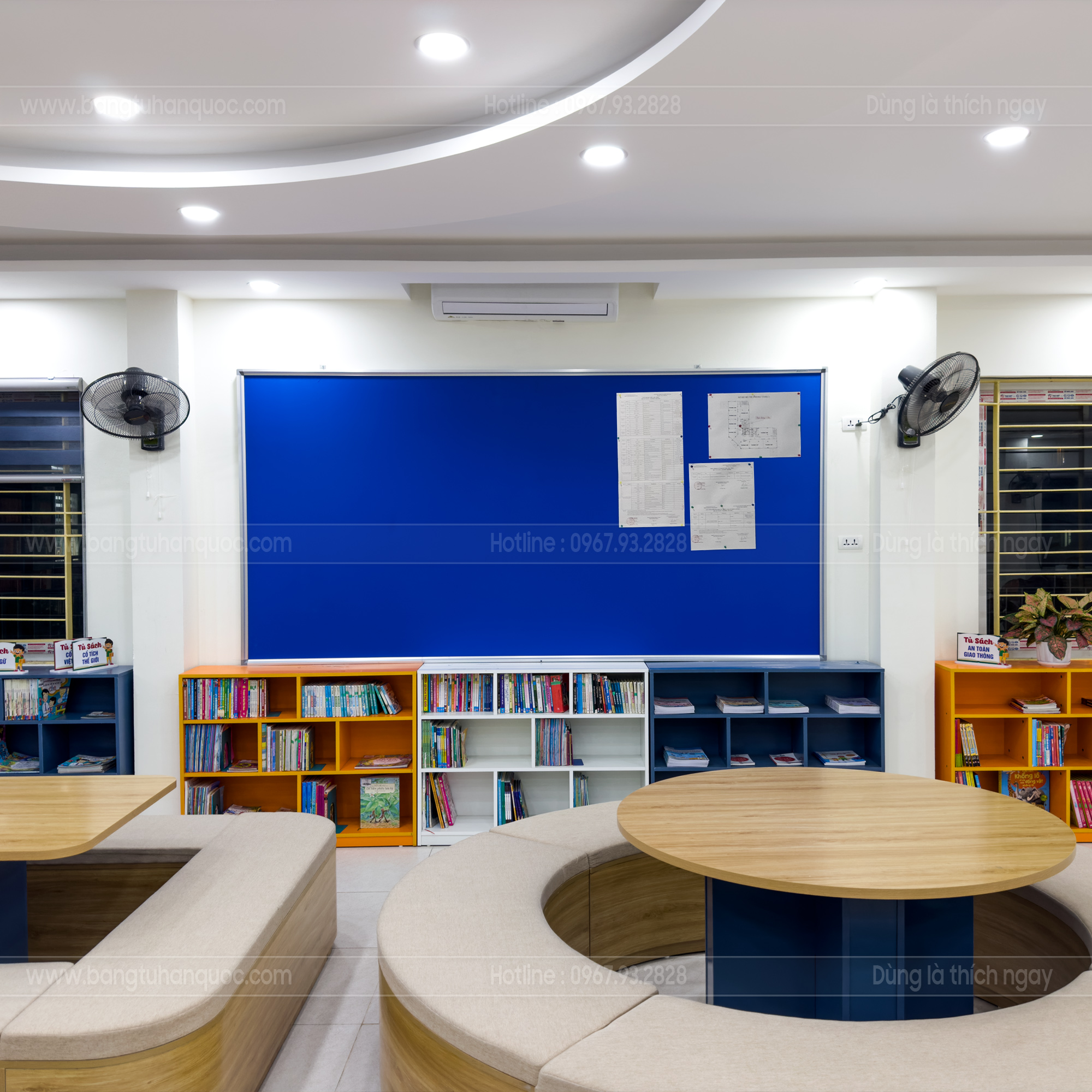 Bảng Ghim Trang Trí Bảng ghim trang trí xanh khung nhôm cao cấp – Bảng Hoàng Gia